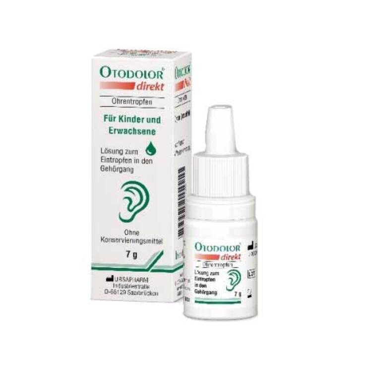 Otodolor direkt Ohrentropfen, 7 g