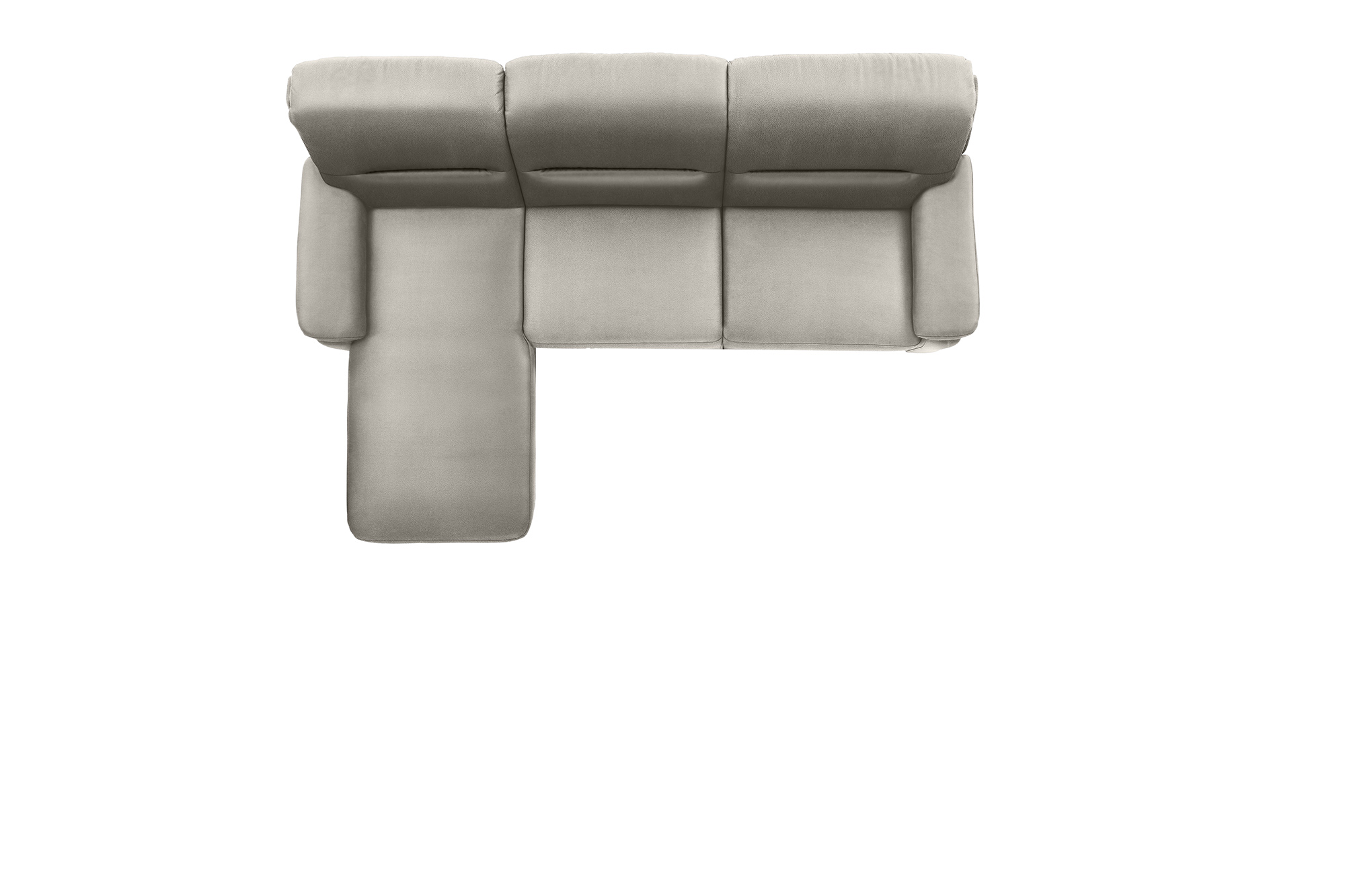 polsterpower Ecksofa - Holiday alu - Basismodell - Recamiere links