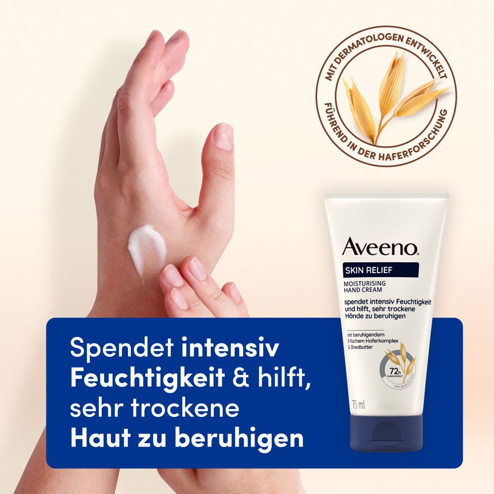 Aveeno® Skin Relief Handcreme mit 3-fachem Haferkomplex für trockene Haut