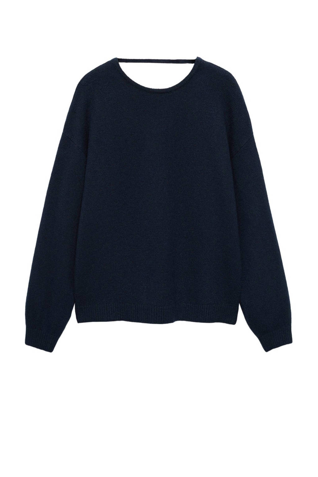MANGO TEEN gebreide trui donkerblauw