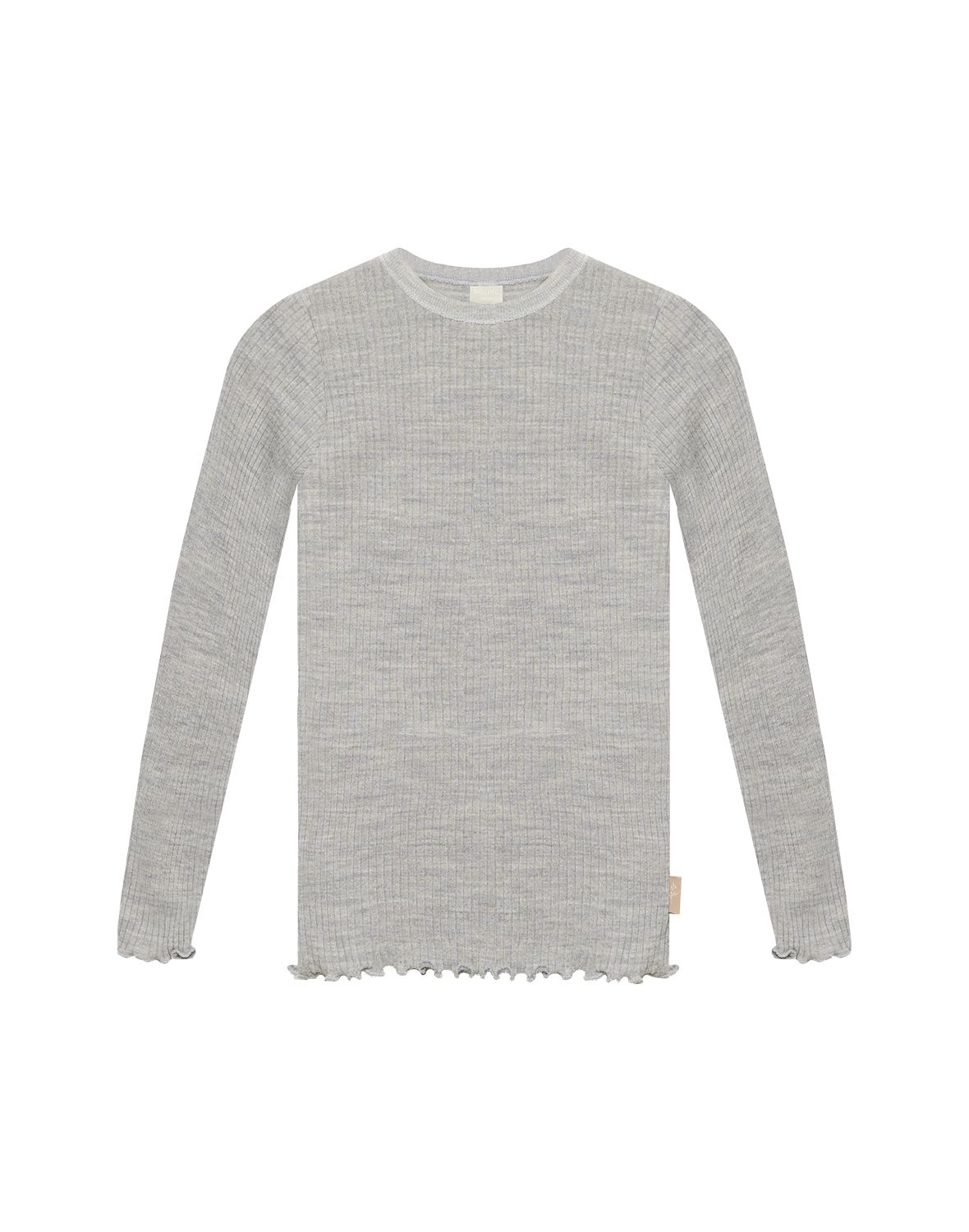 Shirt met ruches van merinowol voor kinderen