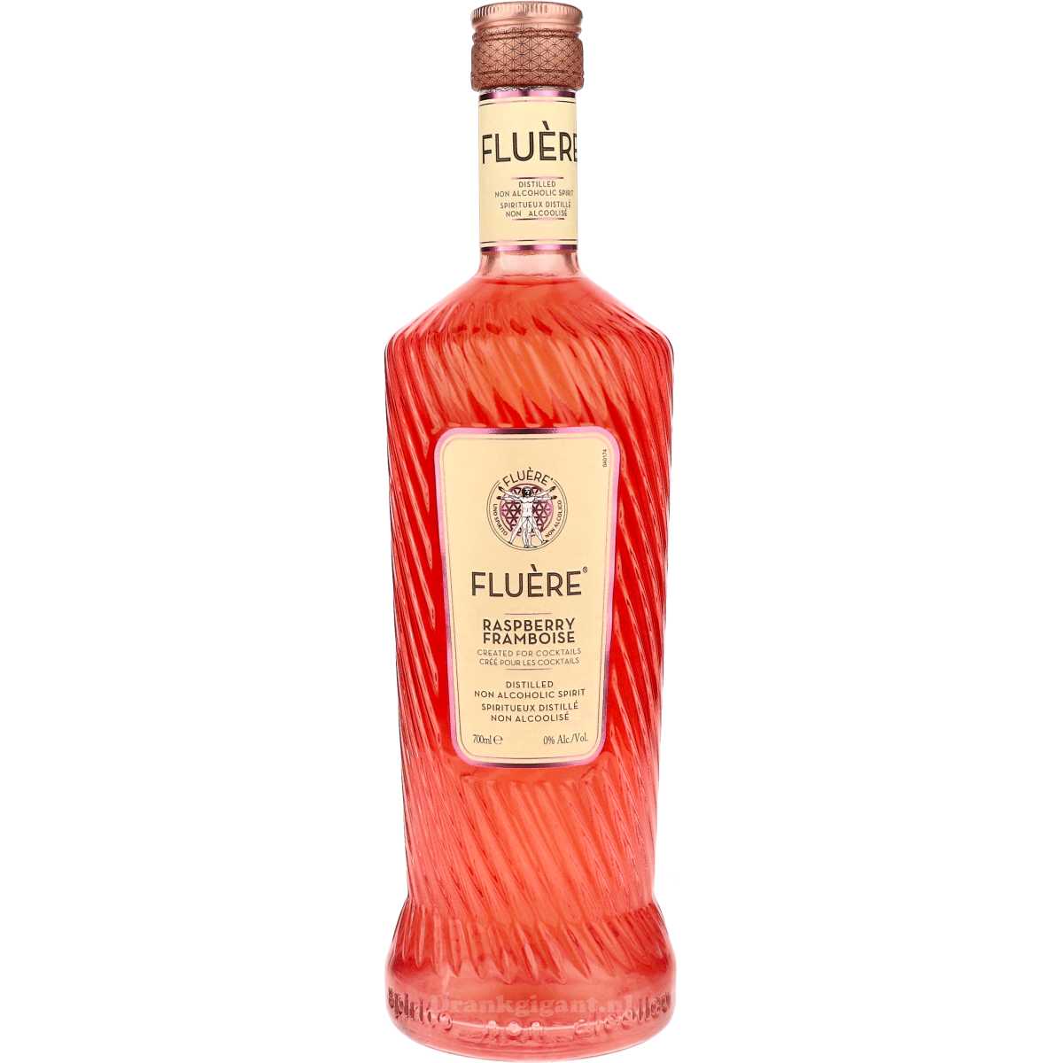 Fluere Raspberry Alcoholvrij 70 cl