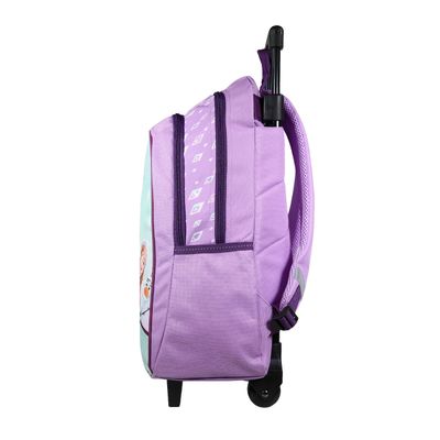Sac à dos à roulettes La Reine des Neiges - 2 compartiments - violet - Bagtrotter