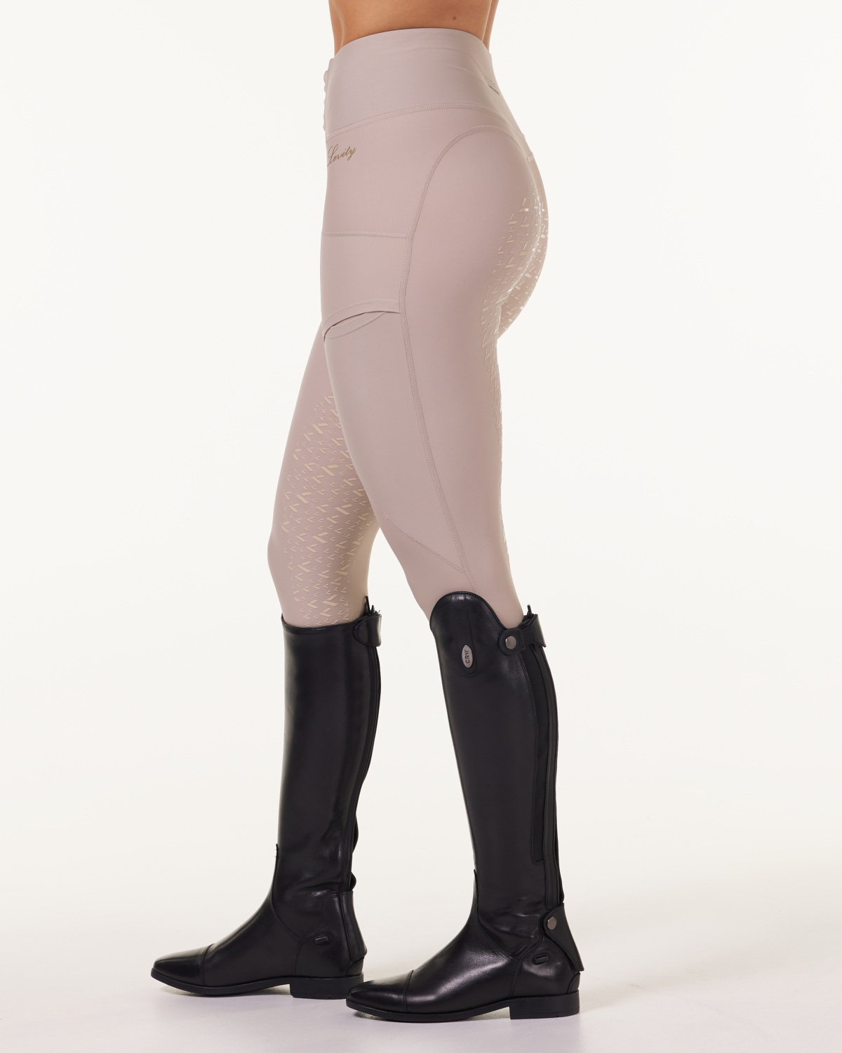 LEVITY Lilly Function Riding Tights w Seat Grip Chalk