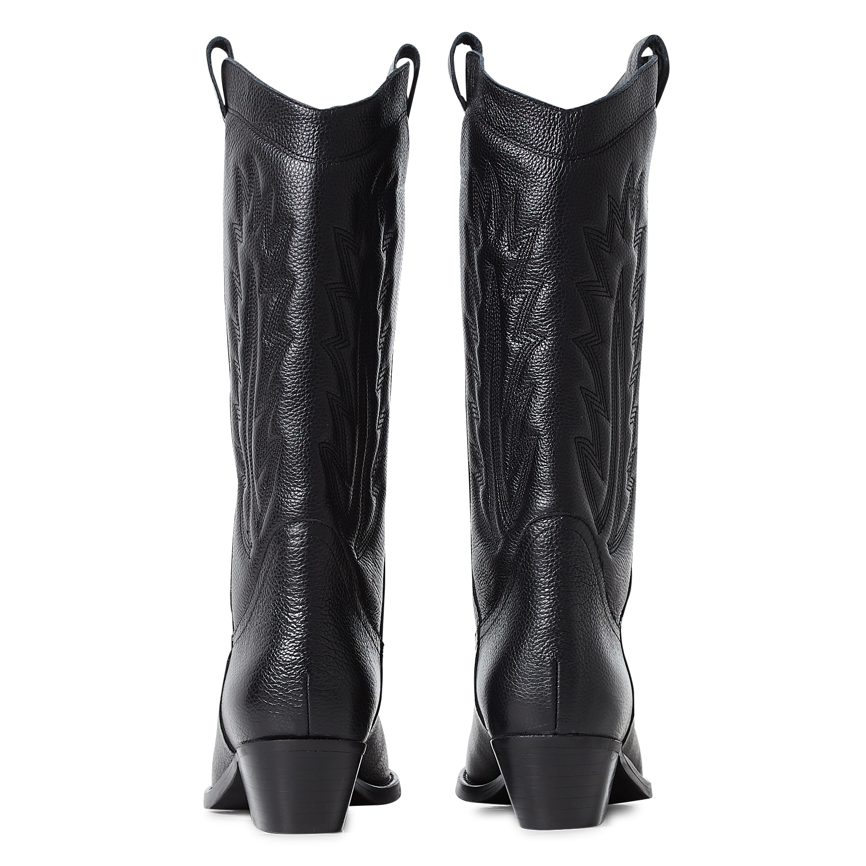 DELEA - Santiags en cuir | Noir