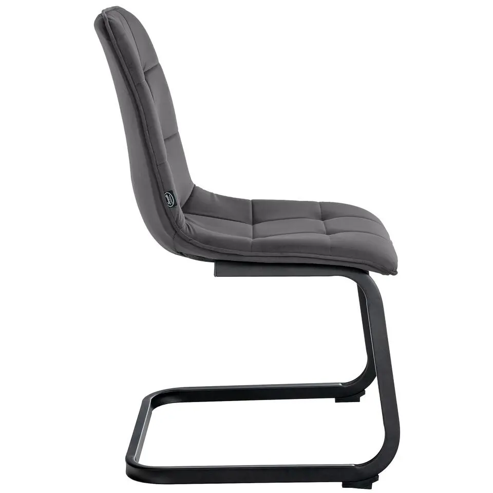 CLP Eetkamerstoel Vermont mat zwart Frame - Metaal - zwart