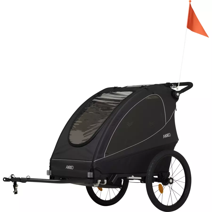 AXKID Kinderfahrradanhänger Grand Tour black