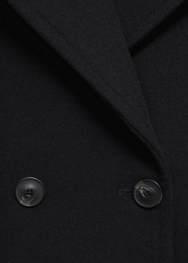 MANGO COAT. -- GOYA Navy