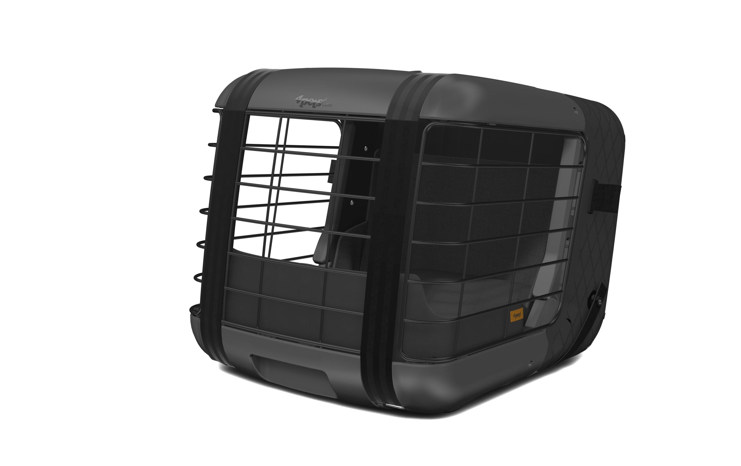 Transportbox Caree Black Series<br>TÜV geprüfte Box für Hunde und Katzen bis 15 kg
