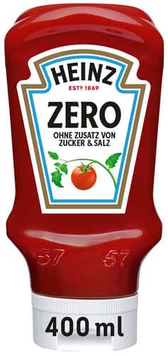 Heinz Tomato Ketchup ohne Zusatz von Zucker und Salz