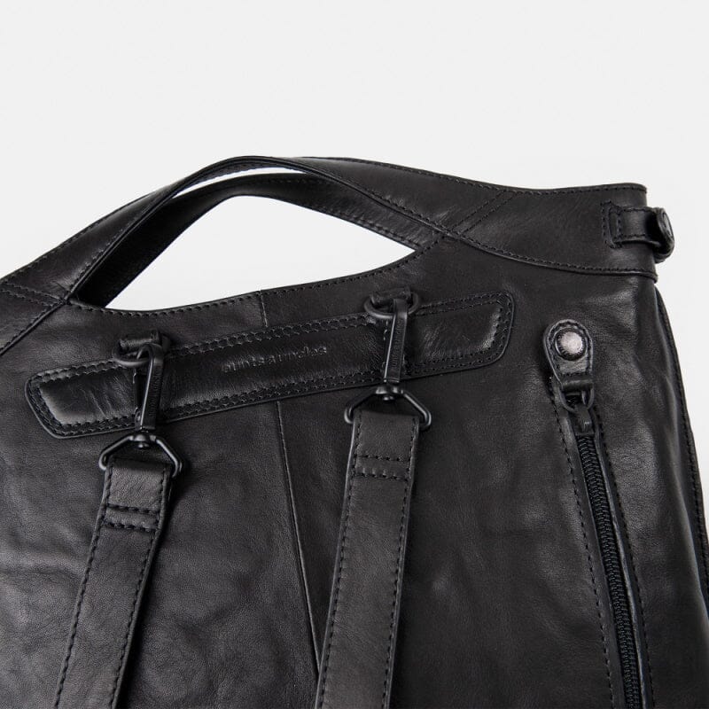 Aunts & Uncles Grandma's Luxury Club Backpack / Shoulderbag Mrs. Cronut Black Smoke