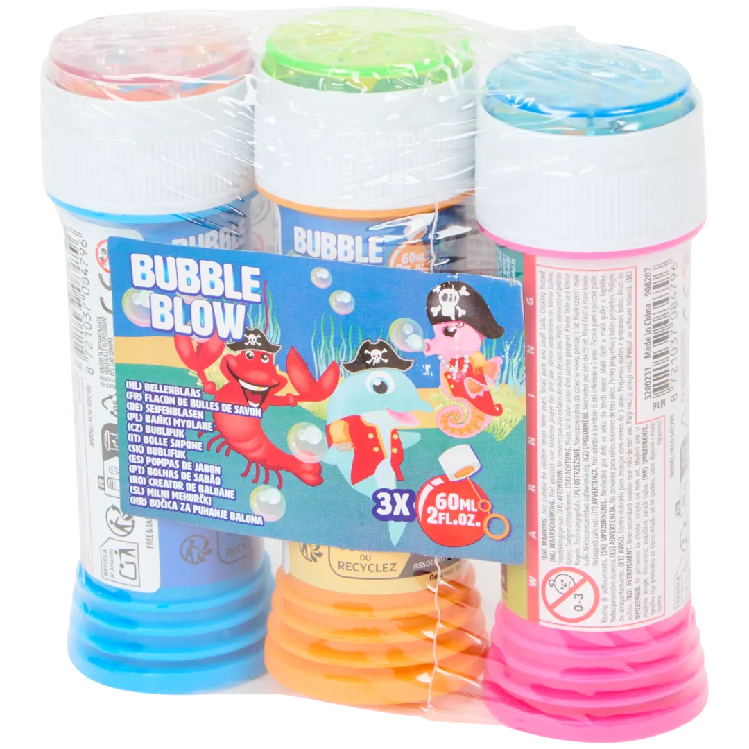 Bellenblaas 3 x 60 ml