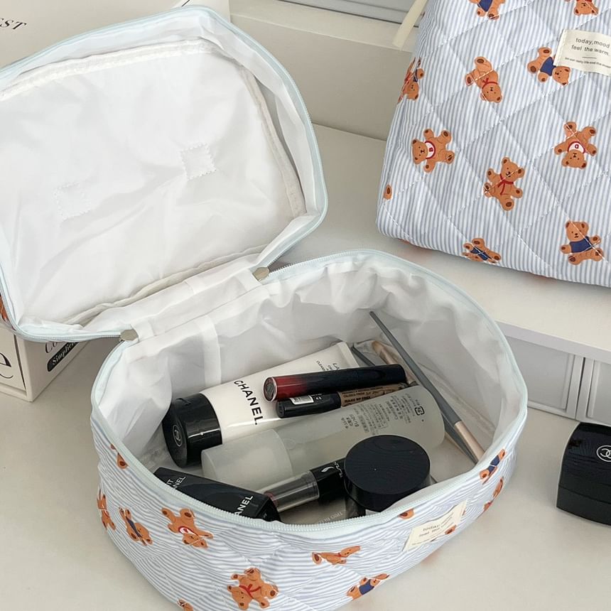 ZenlyHabit - Clutch / make-uptas van berenstof (verschillende ontwerpen)