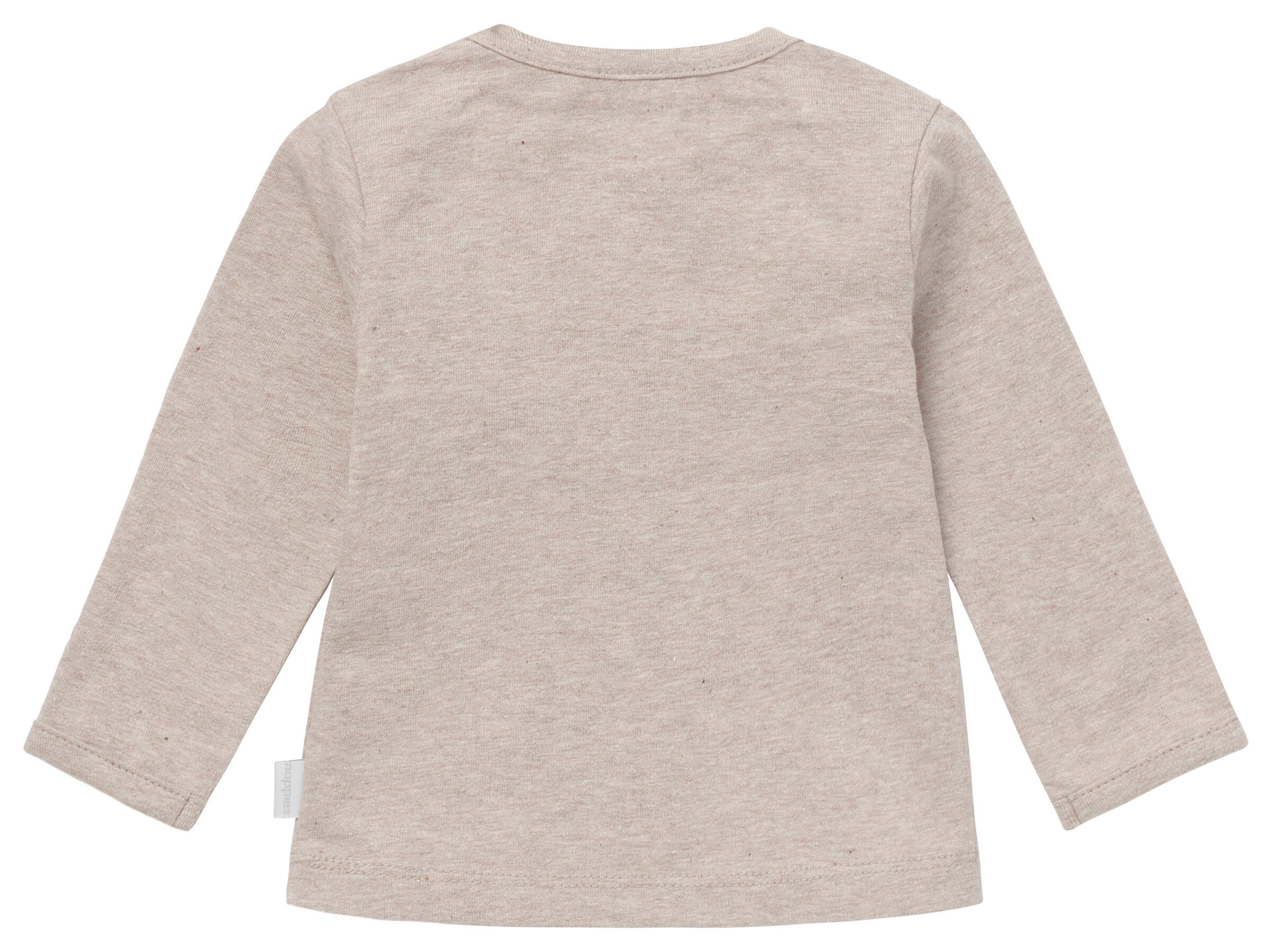 Noppies Baby Langarmshirt Hester Taupe Melange