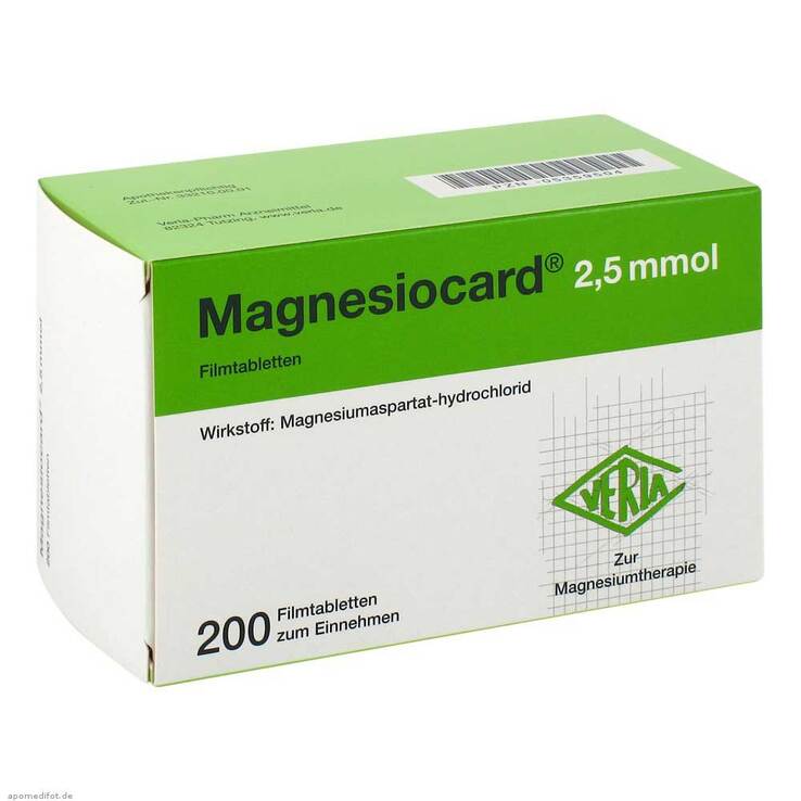 Magnesiocard 2,5 mmol Filmtabletten, 200 St
