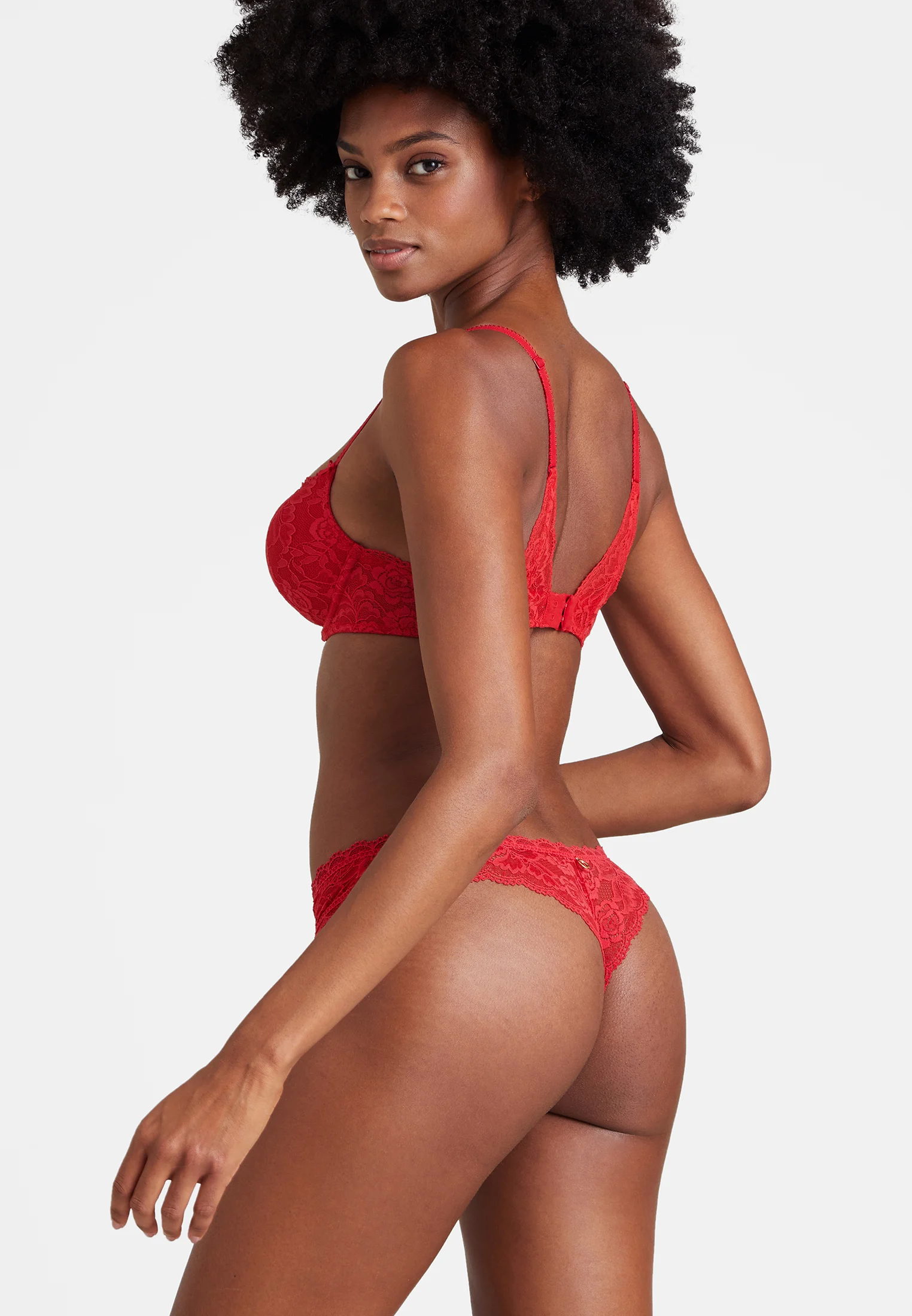 ROSESSENCE - Culotte tanga | Rouge