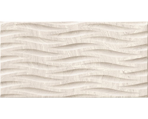 Porseleinen tegeldecoratie Varana Amandel 32 x 62,5 cm