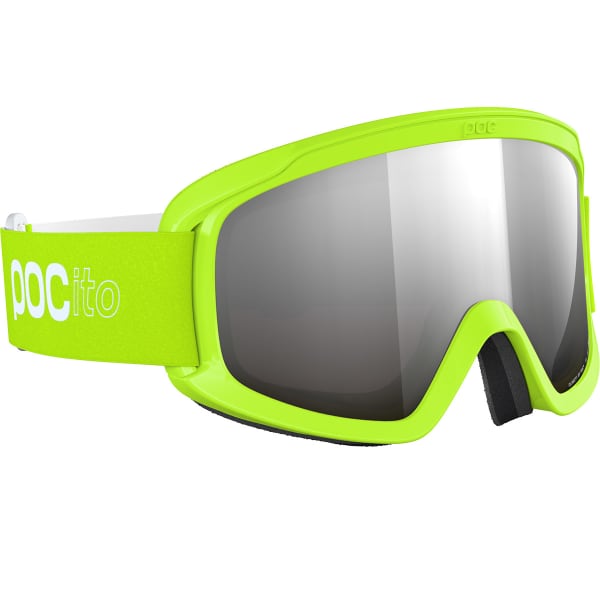 Masque de ski POC POCITO OPSIN FLUORESCENT YELLOW/GREEN/PARTLY SUNNY SILVER