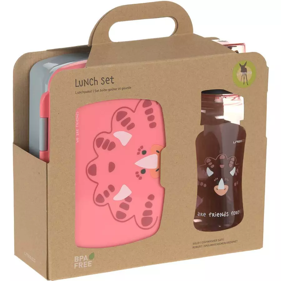 Lässig Kinderrucksack mit Brotdose & Trinkflasche About Friends pink