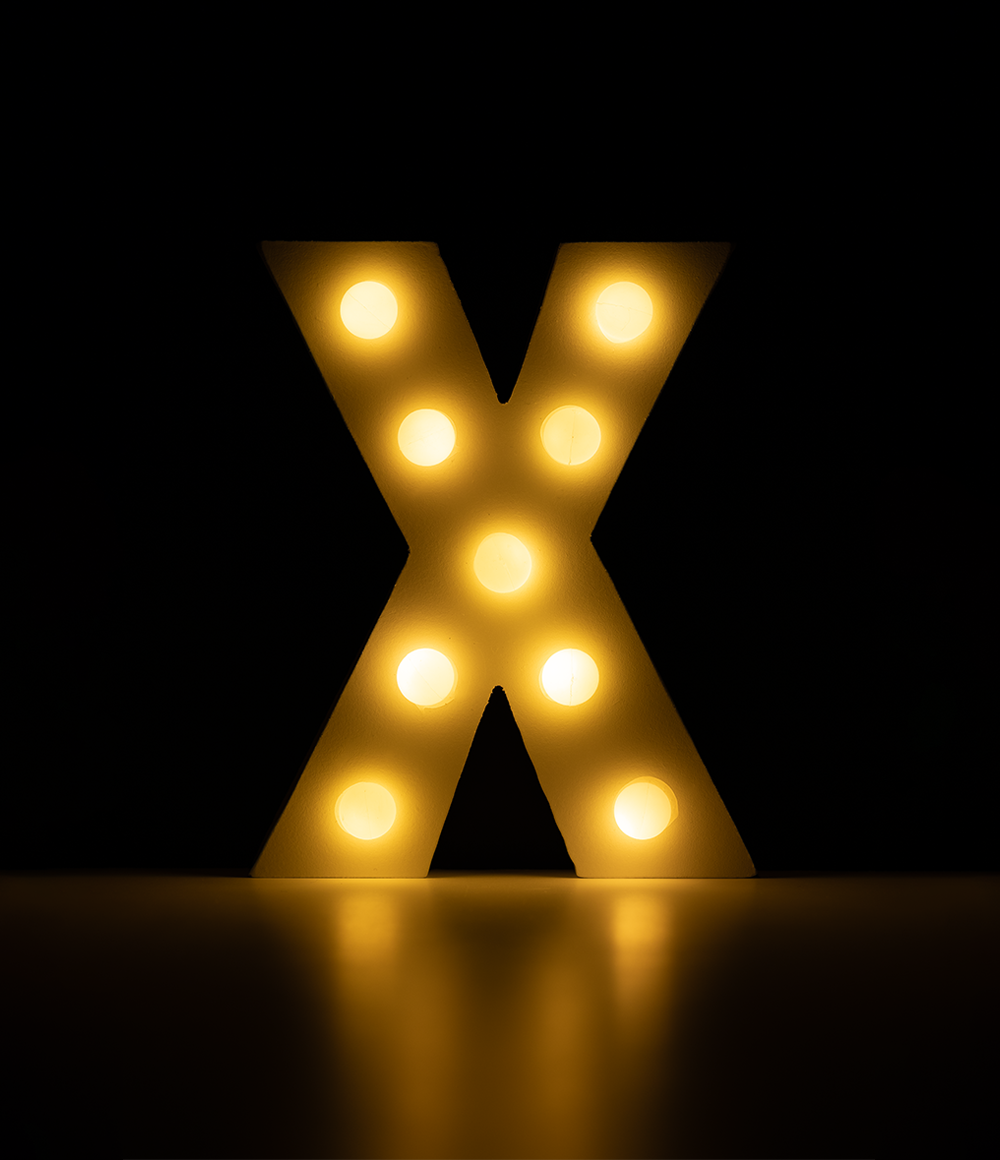 X Licht Letter 16,5cm