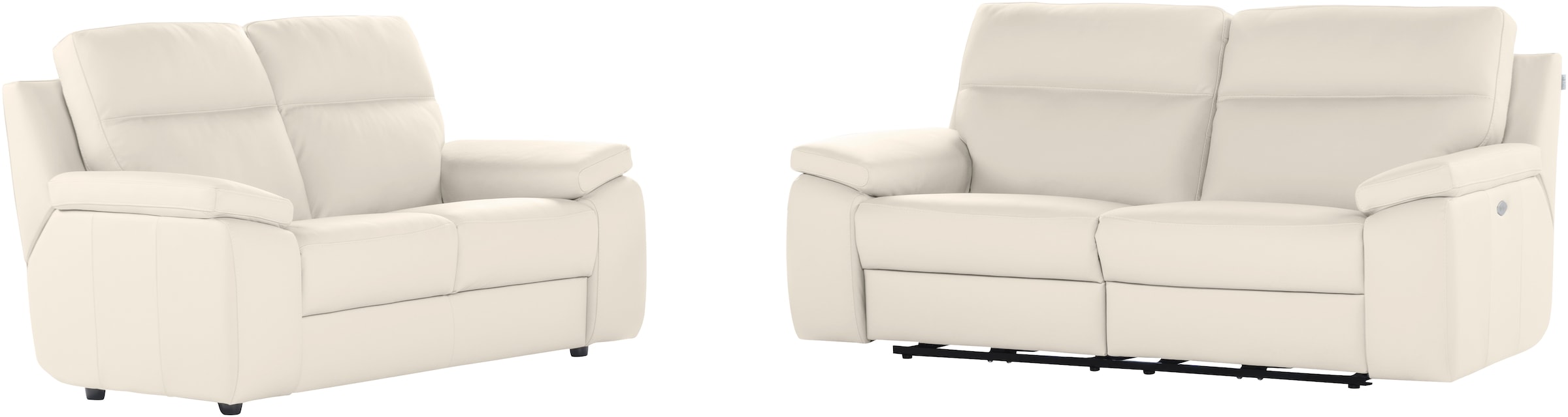 CALIA ITALIA 3-Sitzer »Primo, toller Sitzkomfort, italienisches Designsofa« in Leder