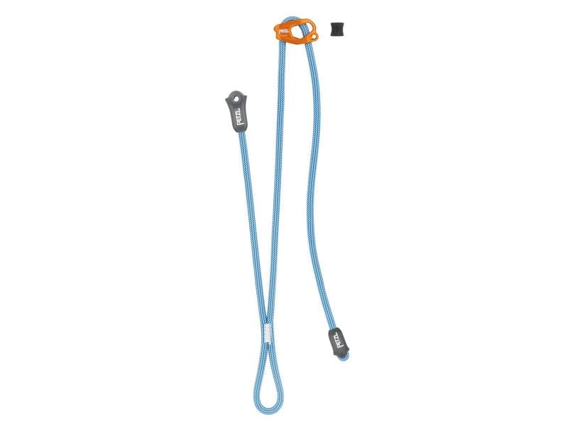Petzl Dual Connect Adjust Lanyard, Blau Verbindungsmittel zum Sportklettern und Bergsteigen