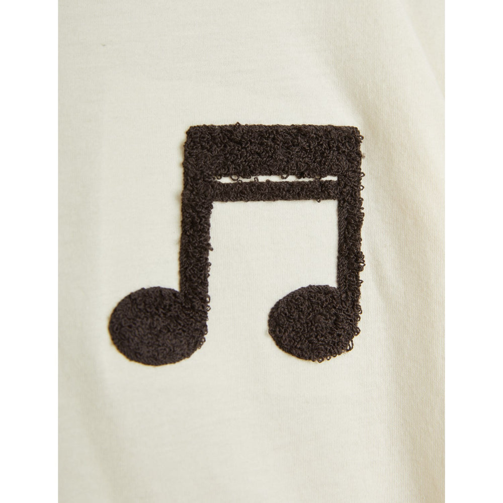 Køb Mini Rodini Offwhite Note Chenille T-Shirt