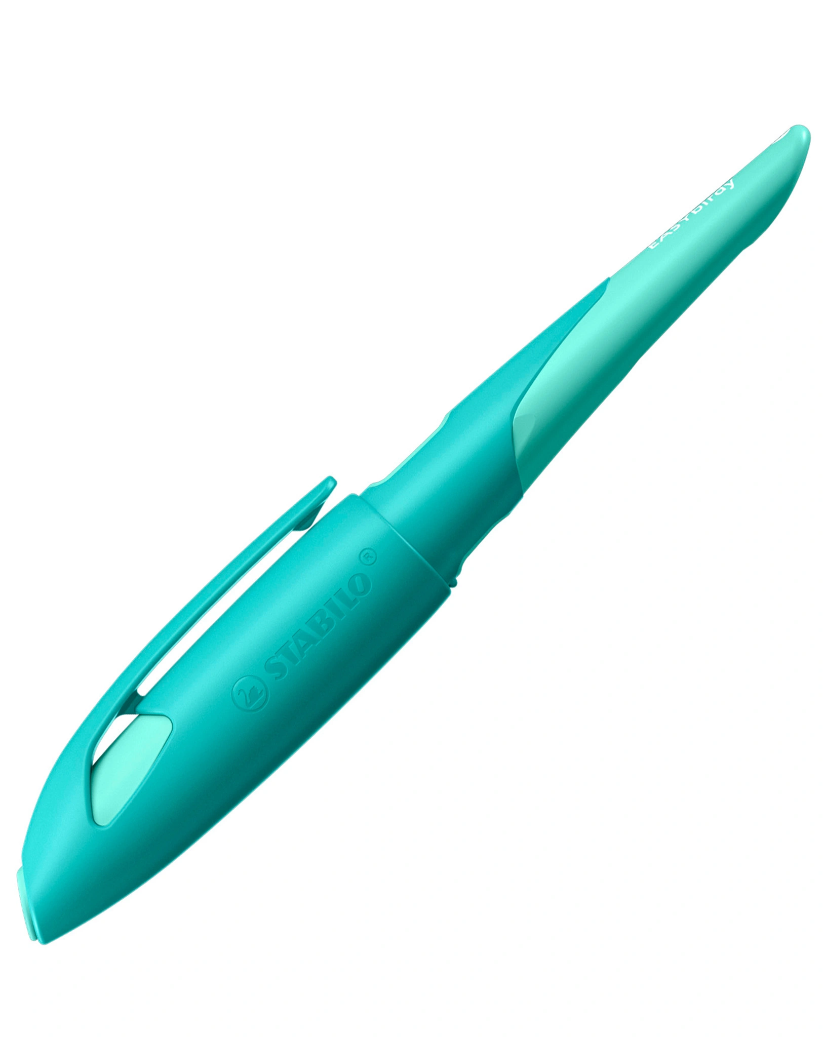 Schulfüller STABILO® EASYbirdy PASTEL Feder A für Rechtshänder in aqua grün/mint