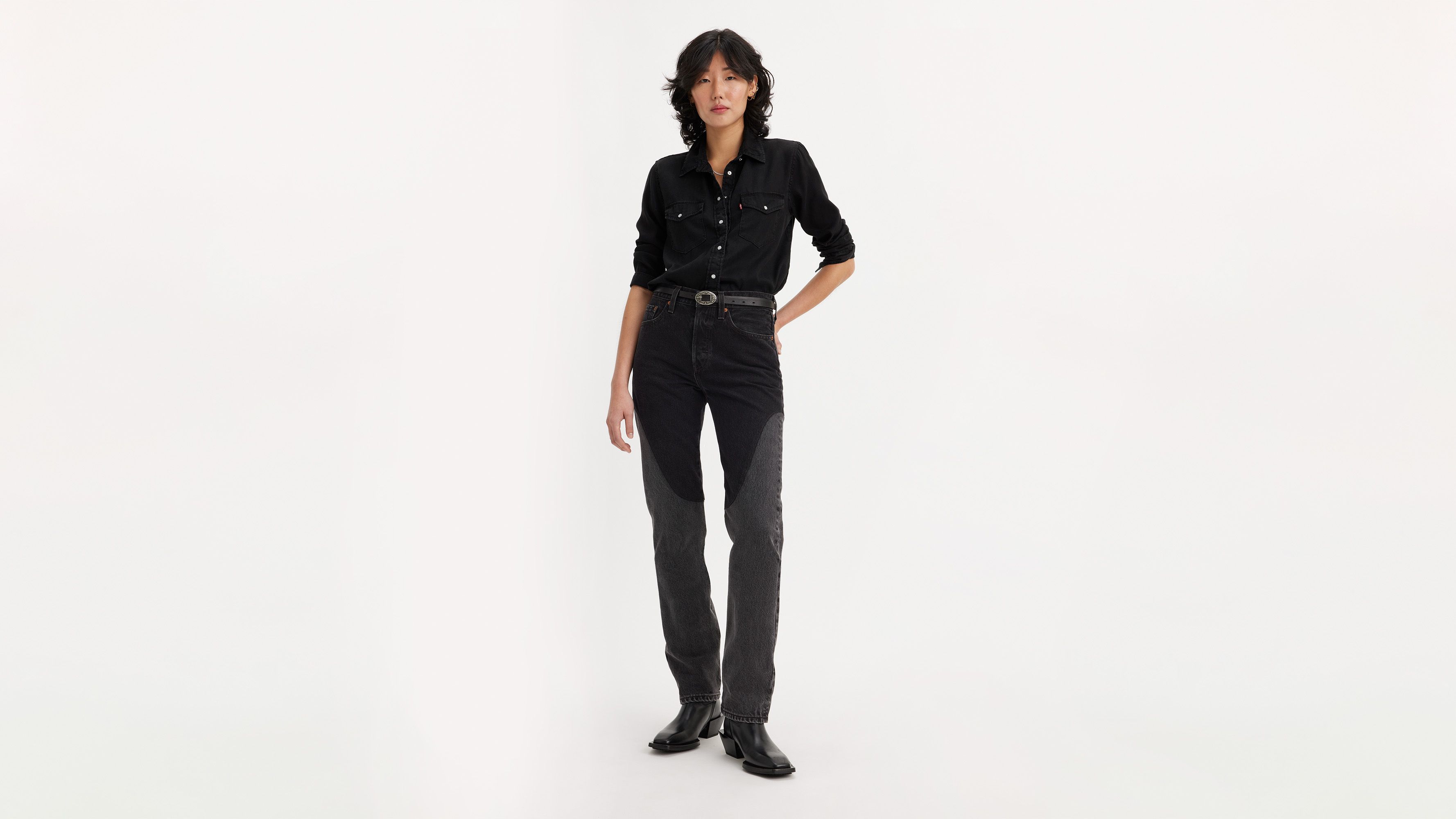 Jean 501® Original avec chaps - Off To The Ranch - Noir