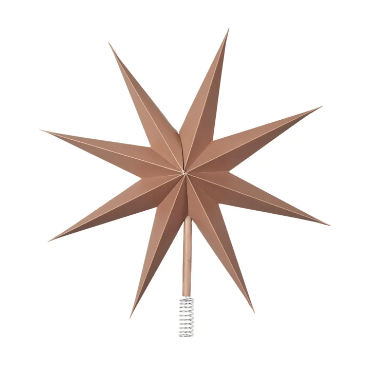 Broste Copenhagen - Top Star Christbaumspitze, Ø 30 cm, indian tan