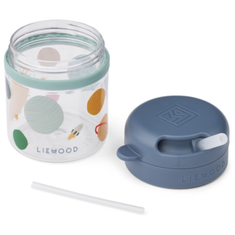 Køb LIEWOOD Universe / Classic Navy Pavia Tritan Sugerør Kop 280ml