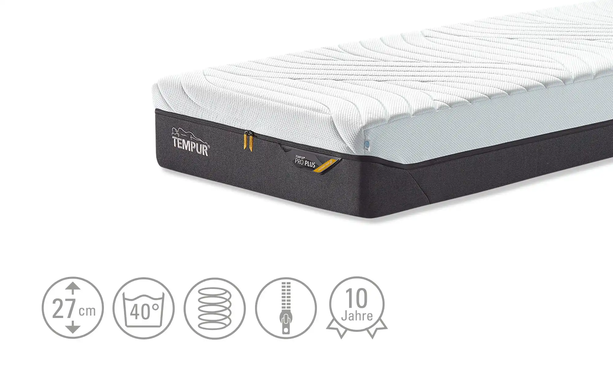 TEMPUR Viscoschaummatratze Medium Firm Pro Plus Hybrid CoolQuilt