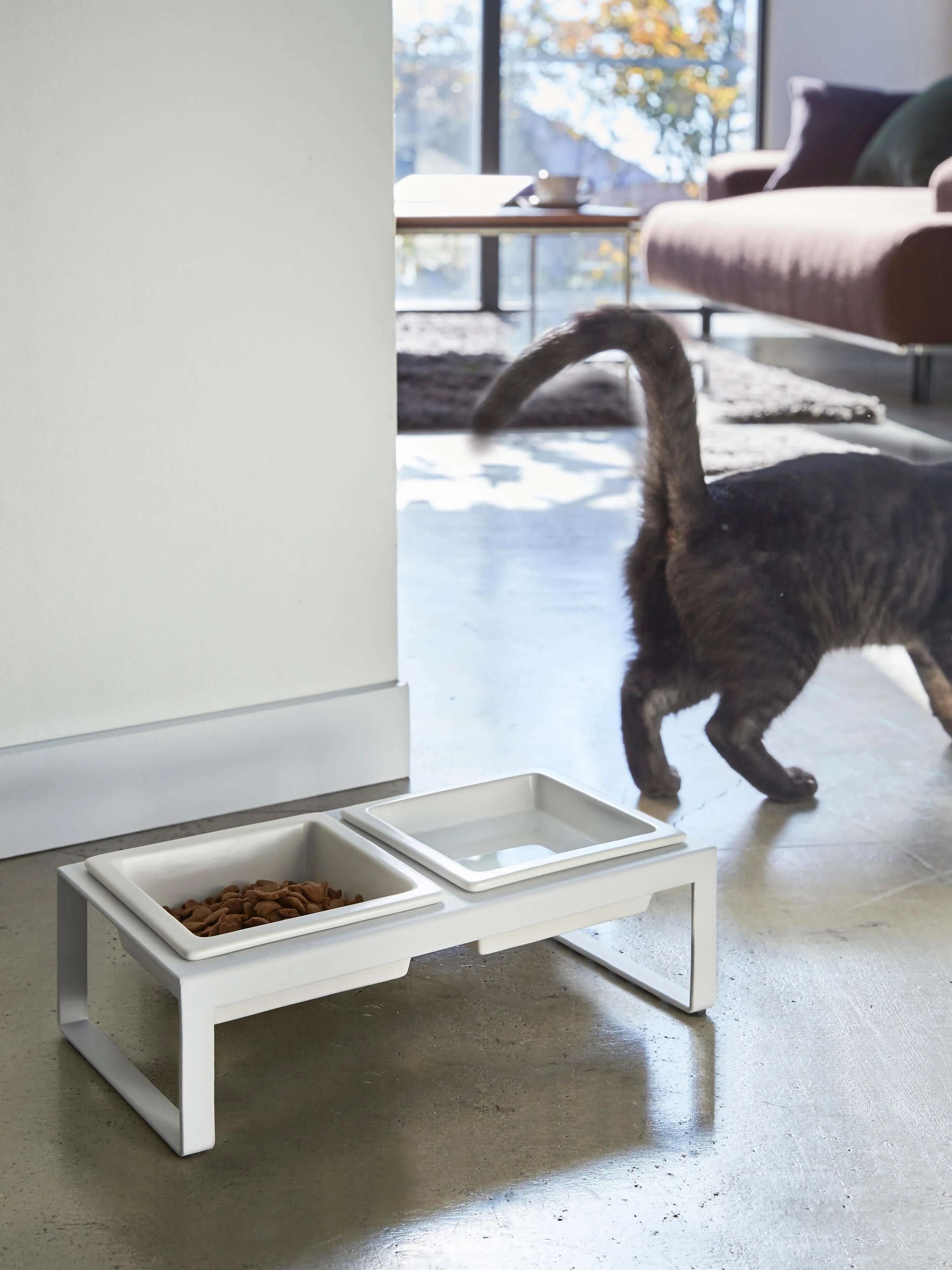 Huisdierenbakjes Tower met standaard