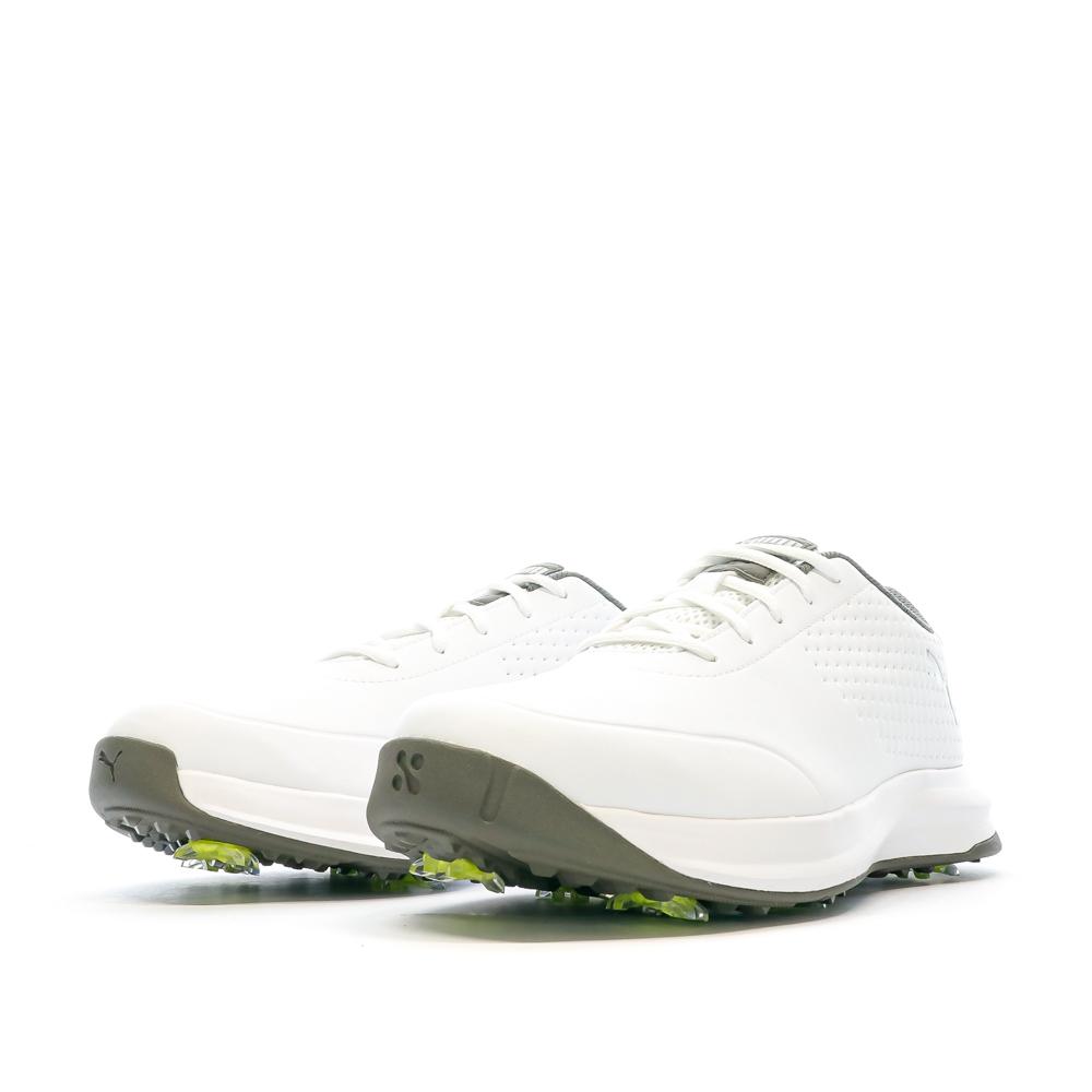 Puma Chaussures de Golf Blanche Homme Puma Fusion Tech
