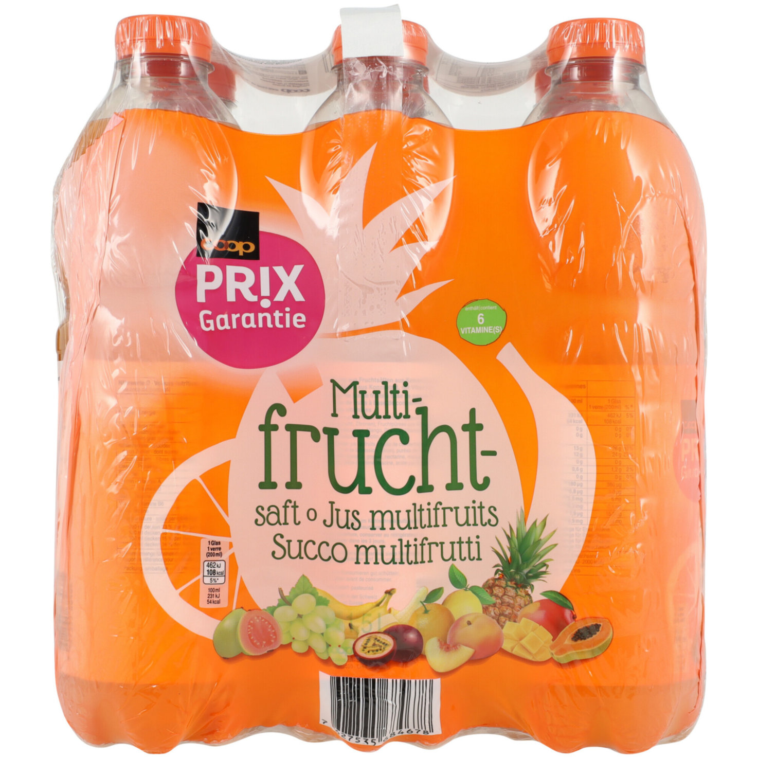 Prix Garantie Multifruchtsaft 6x1.5l