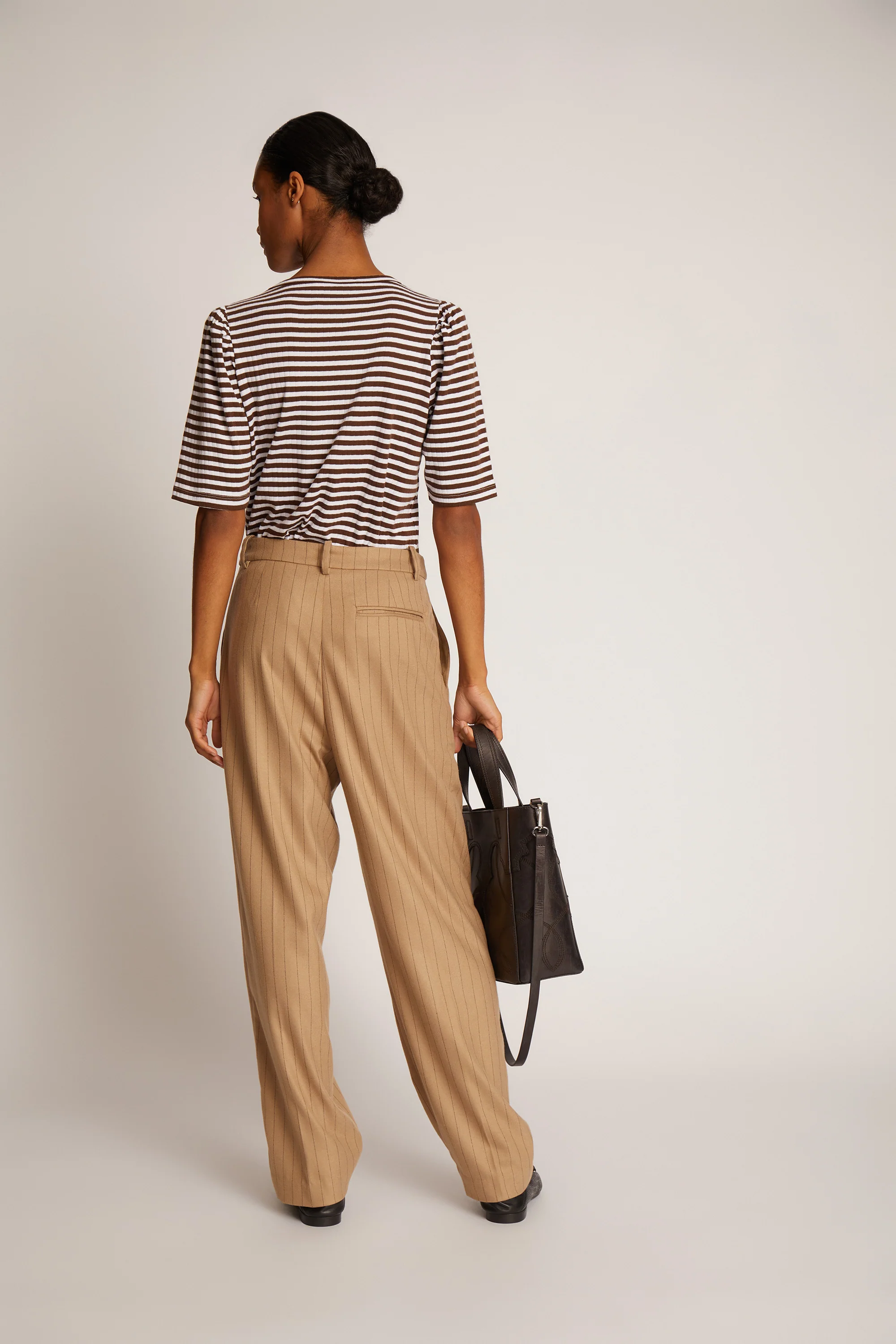 MUNTHE  Jikolaz t-shirt - Mocca