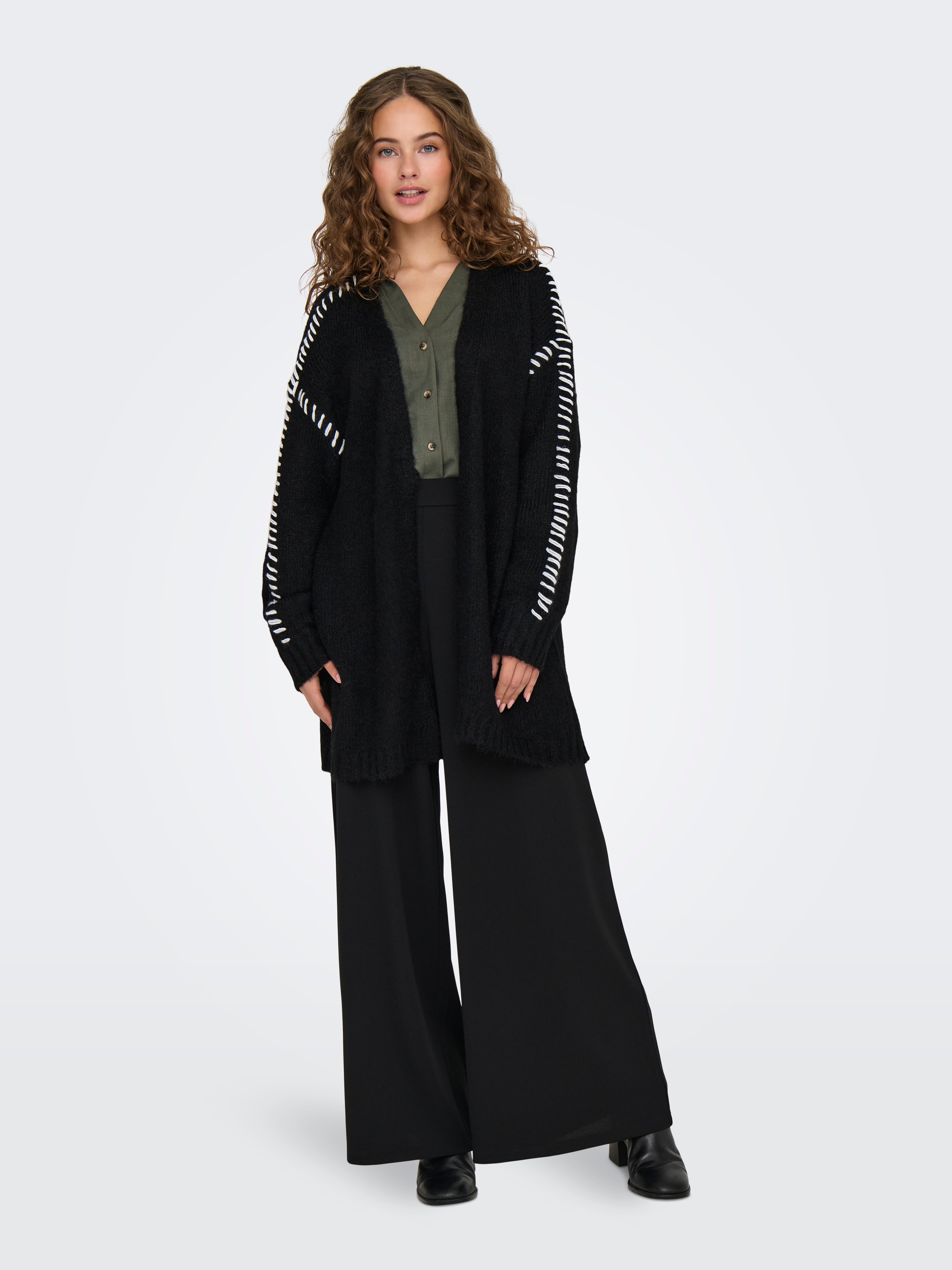 JDYZOEY Strickjacke Black