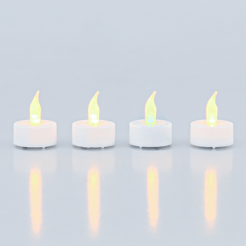4 bougies chauffe-plats programmable blanc