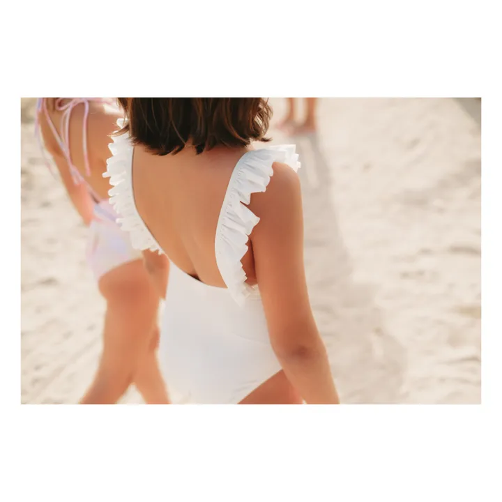 Lison Paris Maillot de Bain Matière Recyclée Bora Bora | Blanc