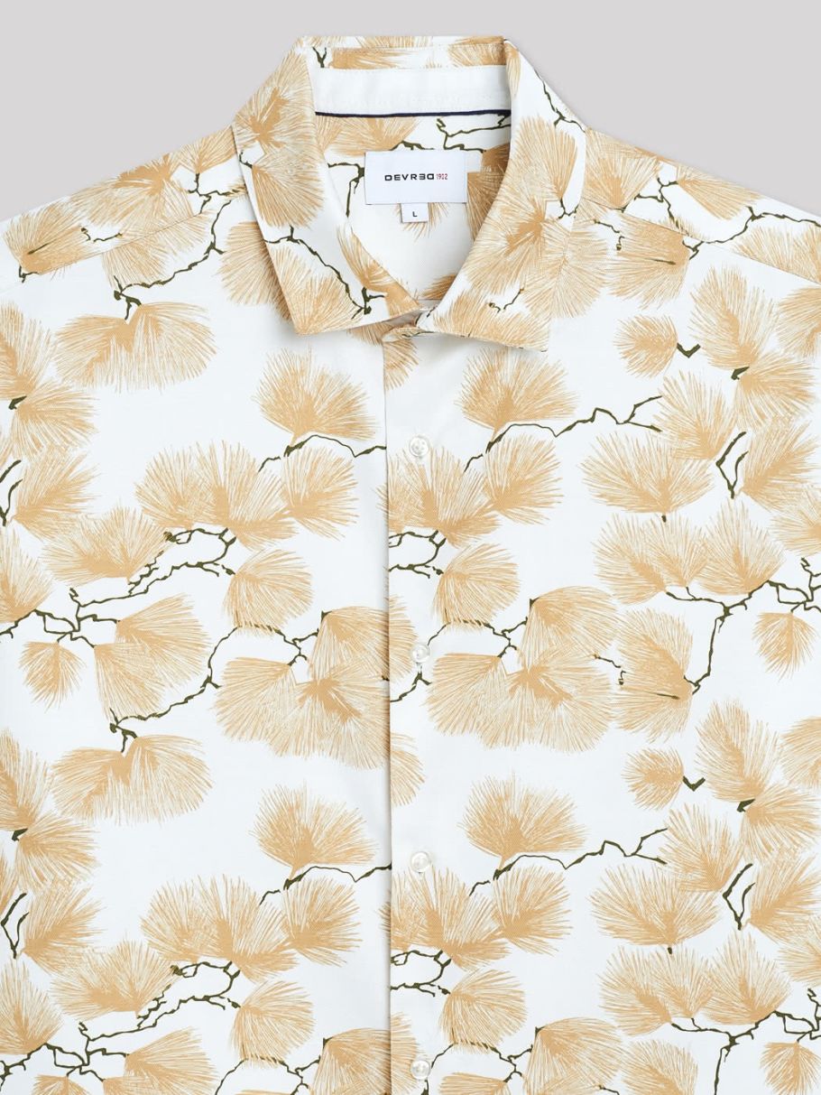 Chemise slim fleurie