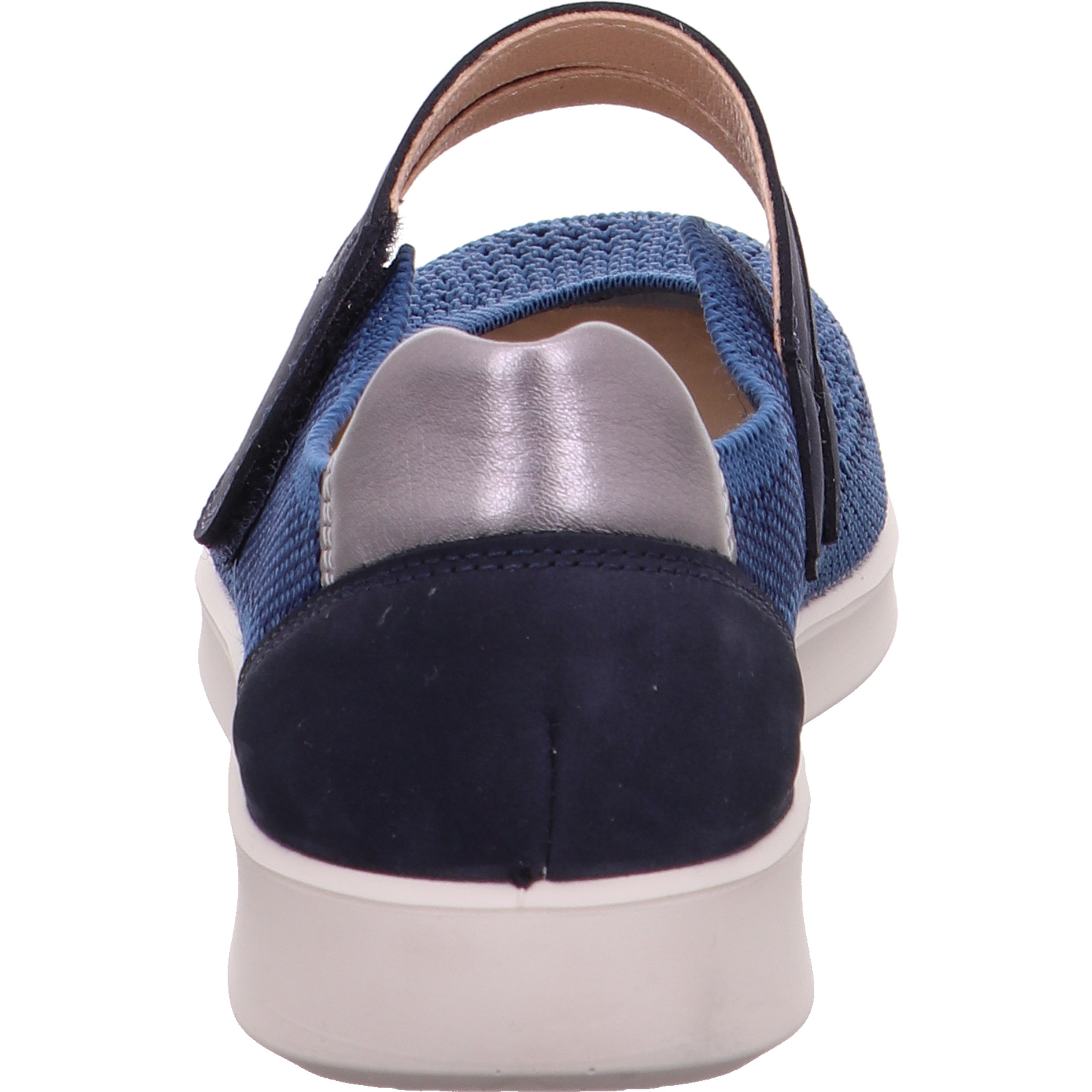 legero LUCCA Damen  Ballerina mit Klettverschluss - Farbe: Tempesta - Größe: 8