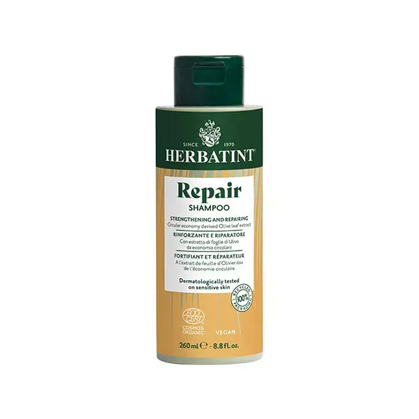Herbatint Shampooing Repair Réparateur Pour Cheveux Secs Ou Abîmés 260 ml