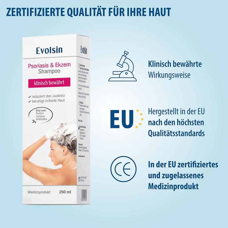 Evolsin® Ekzem & Psoriasis Shampoo, 250 ml