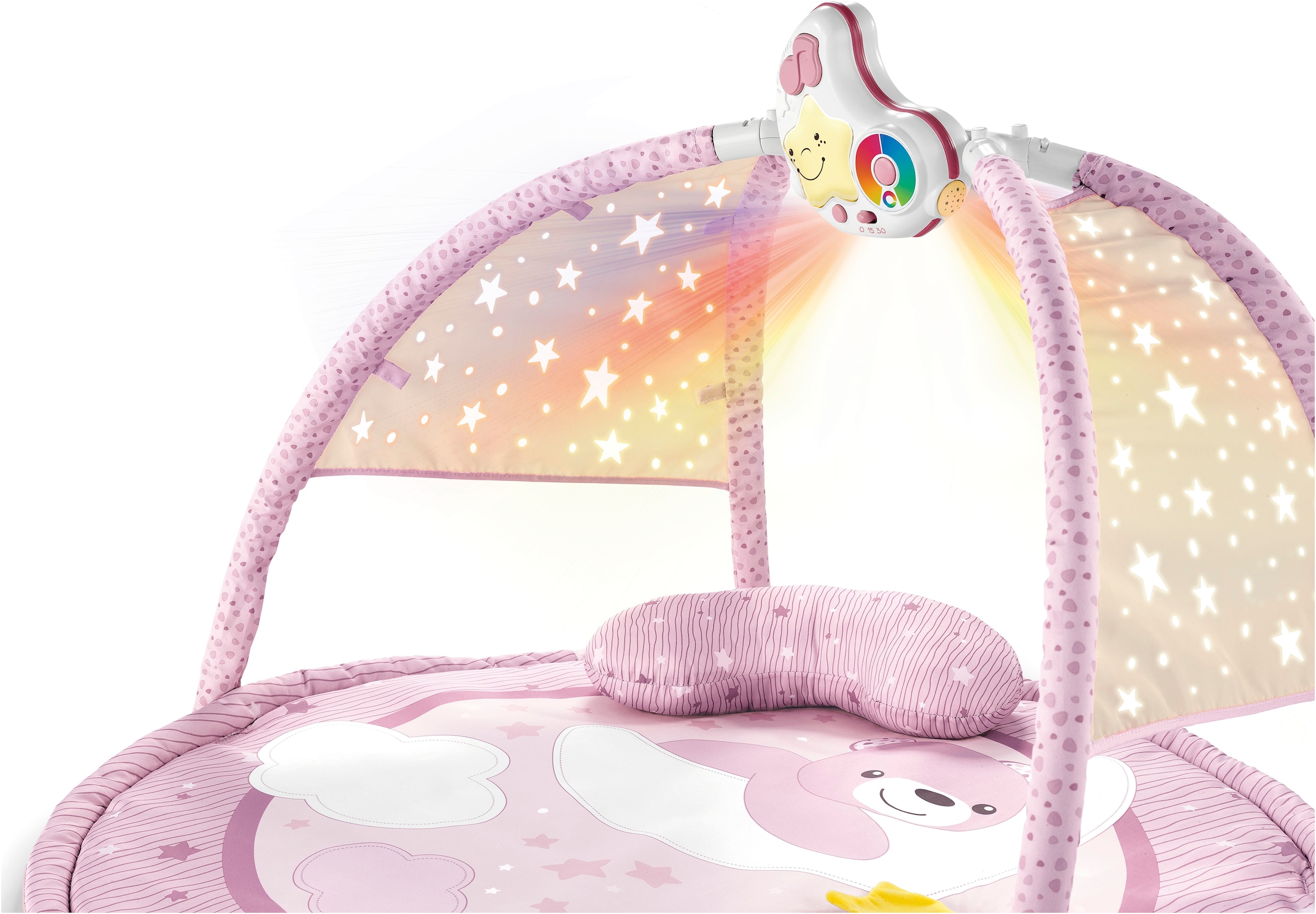 Chicco Baby Gym »Farbspiel Gym, Pink« mit Projektionen und Melodien