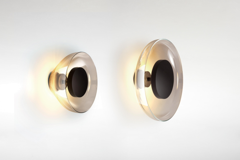 Marset Aura wandlamp LED Ø18 opaal