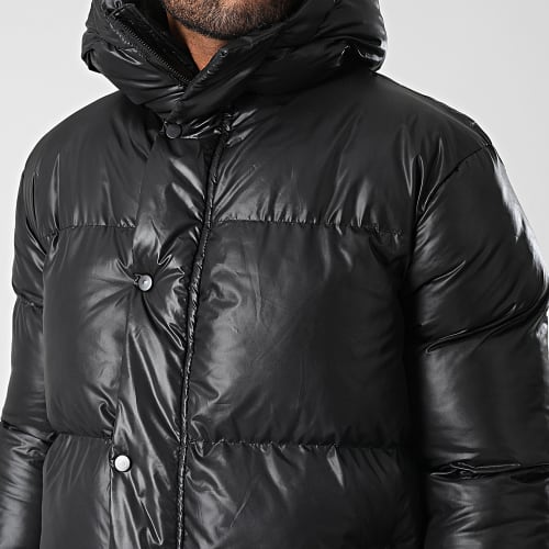 Doudoune Longue A Capuche VS-J11 Noir