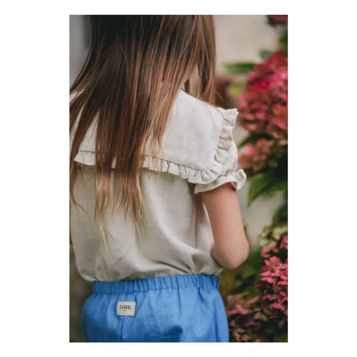 Loir Blouse Capucine Volants | Ecru