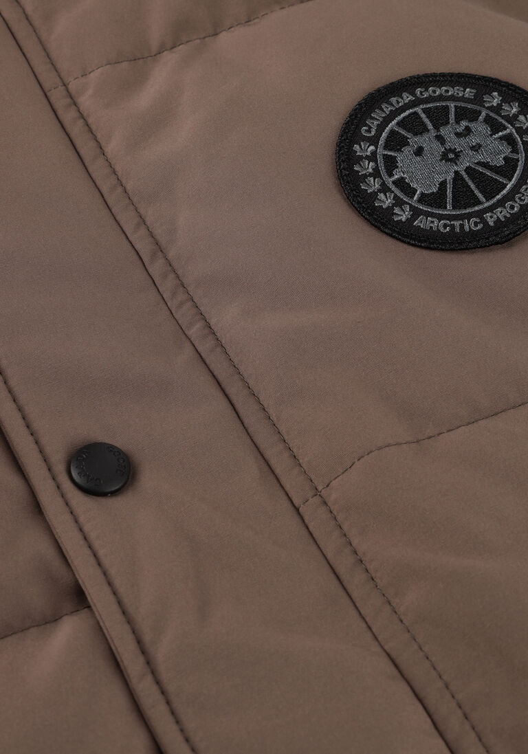 taupe canada goose bodywarmer mens garson vest black label bodywarmer