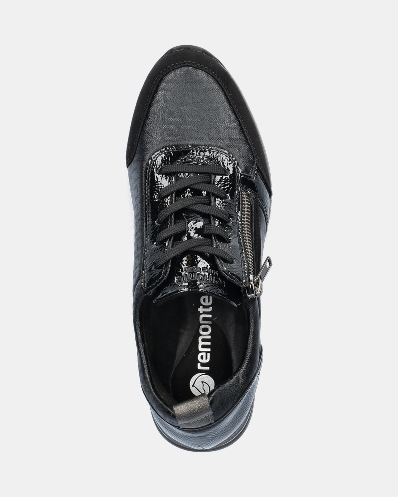 Remonte Lage sneakers  - zwart
