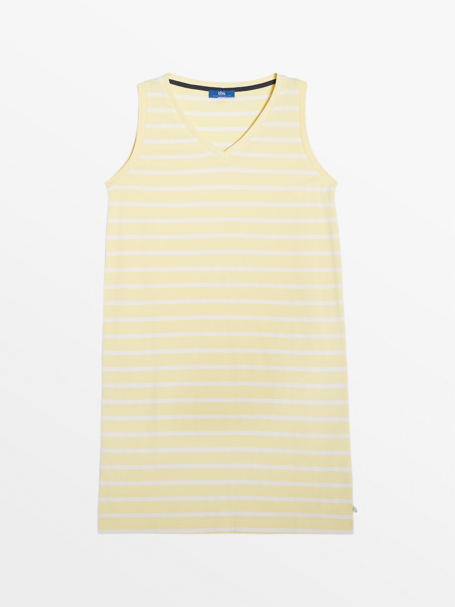 Robe Femme A Rayures Jaune